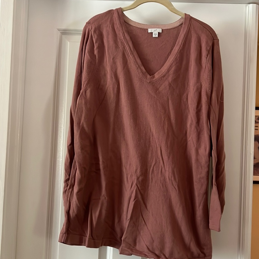 J. Jill Blush color Sweater XL cotton blend